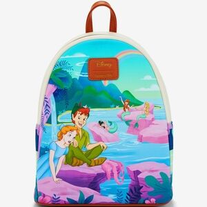 Loungefly Disney Peter Pan Mermaid Lagoon Backpack NWT